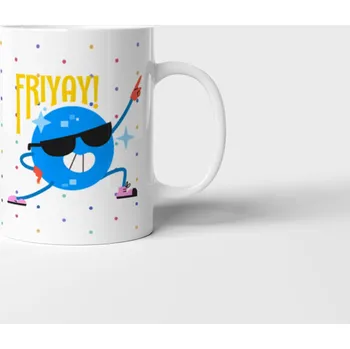 Hrnek Friyay! - Červená