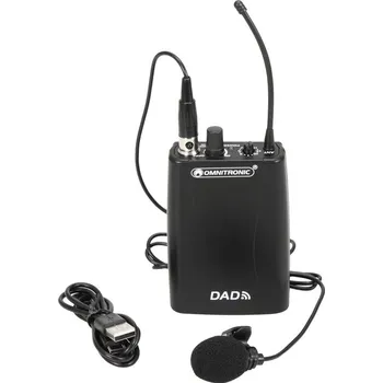 Mikrofon Omnitronic DAD Bodypack s klopovým mikrofonem