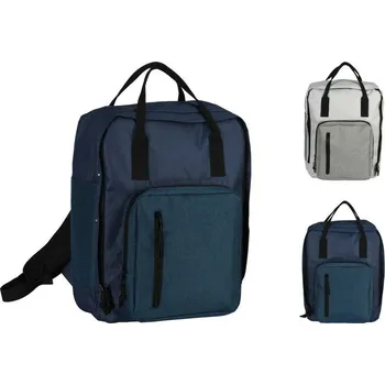 turistický batoh XQMAX Batoh studentský 30 x 40 cm šedá KO-DB7750370seda