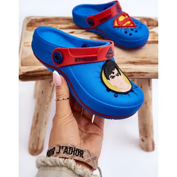 Dívčí baleríny Dětské Crocs Batman Grendene Kids JJ385005 Barva: Modrá, Velikost: 33