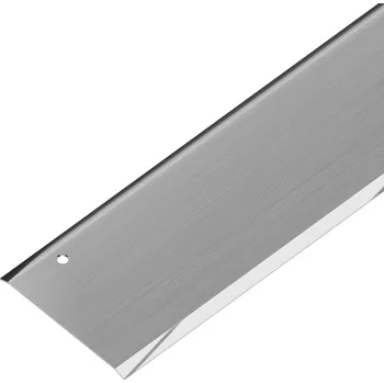 Podlahová lišta ACARA AP18 přechodová lišta vrtaná, nerez V2A kartáč, tl. 2 mm, 80 mm, 2 m AAPEK 80/2/2/PR-VR