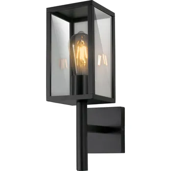 Venkovní osvětlení Černé fasádní svítidlo Hosta pro žárovku E27 IP44 - Candellux - 21-32263 - 21-32263