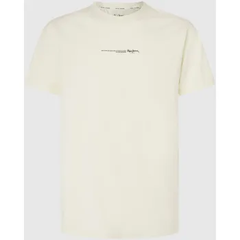 Pánské tričko Pepe Jeans Pánské tričko DAVE TEE Barva: béžová, Velikost: L