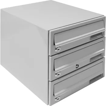 Železářství M30v90 schránka modulová RAL 3ks jmenovka RAL 7016 / Antracit