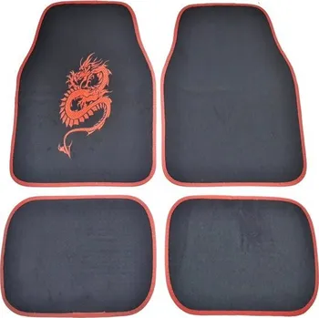 autokoberec Autokoberce textilní Drak černý červený