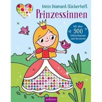 První čtění Mein Diamant-Stickerheft - Prinzessinnen - Wade, Sarah
