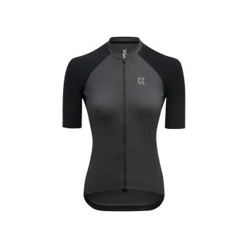 Cyklistické oblečení KALAS PASSION Z4 | Cyklistický dres Gravel | Anthracite | DÁMSKÝ | Velikost: 2