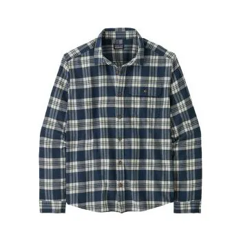 Pánská košile Patagonia Long-Sleeved Cotton in Conversion Lightweight Men Base Camp: New Navy modrá XXL