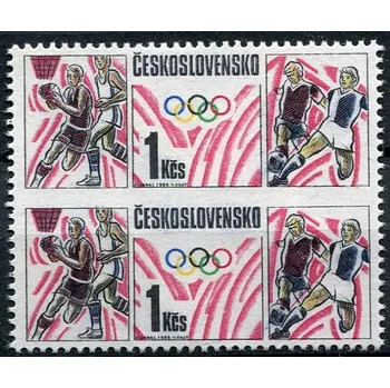Poštovní známka Českosloveská pošta (1988) č. 2827 B ** - Československo - Olympijské hry 1988