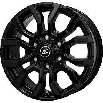 Alu kolo BROCK Alu Kola Brock RC design RC35 6.5x17 6x130 ET54 Schwarz Glanz (SG) 84.1