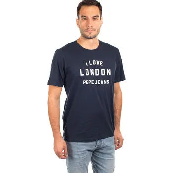 Pepe Jeans Pánské tričko LONDON TEE Barva: modrá, Velikost: M
