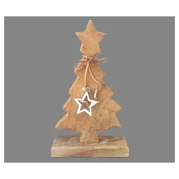 Vánoční stromek Stromek s hvězdou světlý menší