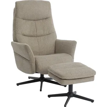 Křeslo Relaxační křeslo s podnožkou MODENA béžové