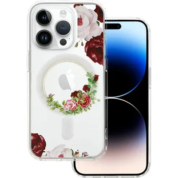 Pouzdro na mobilní telefon Zadní kryt Tel Protect Flower Magsafe pro iPhone 16 design 2