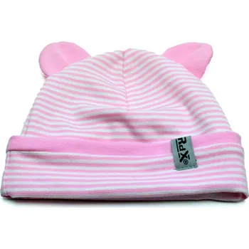 Čepice Čepice dívčí RDX 0375 Ouška Barva: sv. růžová, Velikost: 2 (1-3 roky)