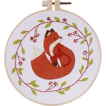 kreativní sada Manumi sada na vyšívání liška