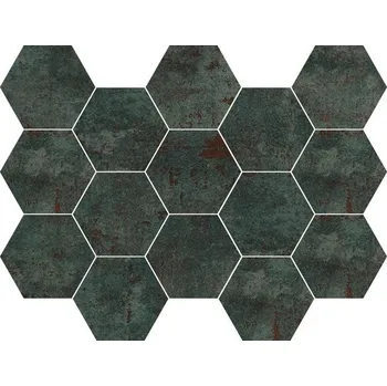 Stavební materiál EBS Metalo hexagon 22,5x32,5 seagreen 0512976373054
