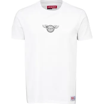 Pánské tričko CCM Monochrome SS Tee White L
