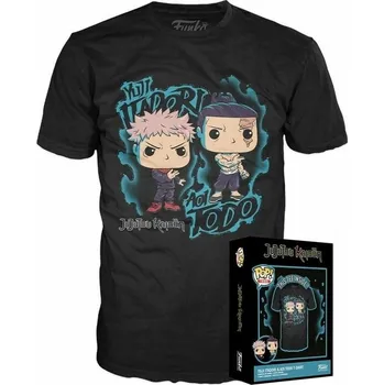 Figurka Funko Triko Boxed Tee: Jujutsu Kaisen - Yuji & Aoi (velikost M)