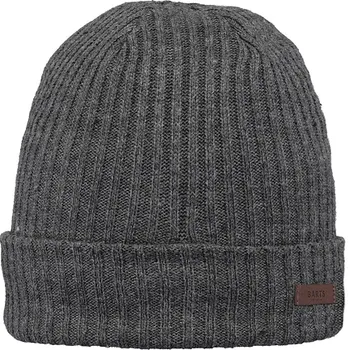 Čepice Zimní čepice Barts WILBERT TURNUP Dark Heather velikost O/S