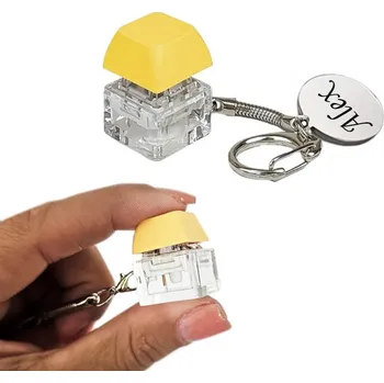 Tlačítko Klávesnice - Relax Relief Fidget na klíče žlutý