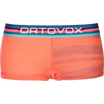 Pánské spodní prádlo Dámské boxerky ORTOVOX 185 Rock'n'wool Coral - XS