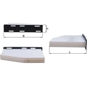 Kabinový filtr Filtr, vzduch v interiéru MAHLE LA 181