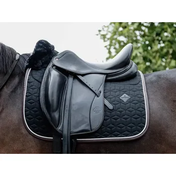 Drezurní podsedlová dečka KENTUCKY Skin Friendly - černá, FULL