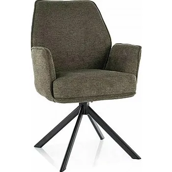 Jídelní židle Židle HUGO BREGO jídelní Varianta: černá kostra /olivová 77