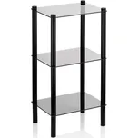 KELA Police Lars kovová černá 3 patra KL-24227