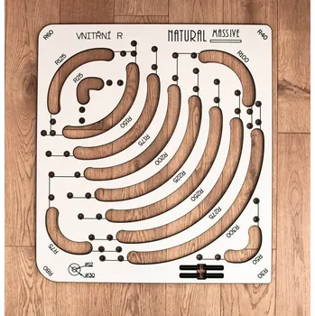 Truhlářská šablona IR pro zaoblení vnitřních rohů