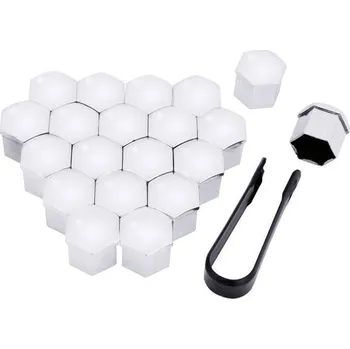 Alu kolo Krytka na kolový šroub chrom 21 mm