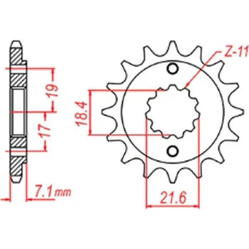 Řetězová sada pro motocykl MTX PARTS řetězové kolo přední 2067 14 HONDA CRF 250L 13-15 (JTF1321.14) (lze použít jako 2506 14 a 2261 14) (řetěz 520) (MTX PARTS řetězové kolo přední 2067 14 HONDA CRF 250L 13-15 (JTF1321.14) (lze použít jako 2506 14 a 2261 14) (řetěz 520))