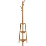 Stojací věšák dřevěný 5five Simply Smart, odstíny hnědé