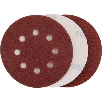 Brusný papír Papír brusný 125mm P60 s otvory - suchý zip - 3ks FESTA