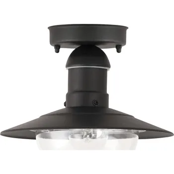 Venkovní osvětlení Avide AOLCE27-IMP-B IMPERIAL - Venkovní stropní svítidlo v černé barvě, 1 x E27, IP44 42308 (Venkovní stropní svítidlo nejen do pergoly, černé)