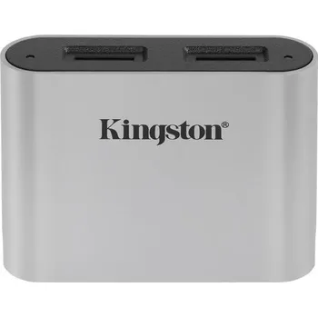 Počítačové příslušenství Kingston čtečka karet, USB3.2 Gen1 Workflow Dual-Slot microSDHC/SDXC UHS-II Card Reader čtečka karet