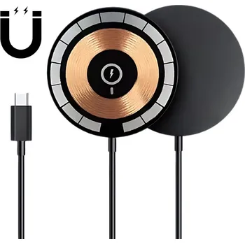 Bezdrátová Stolní Nabiječka Magsafe Wireless Charging Bezdrátové Nabijení s Výstupem 15W USB-C