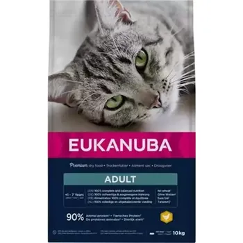 Krmivo pro kočku Eukanuba Cat Adult 1+ Chicken 10kg