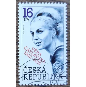 Sběratelství ČR 924 raz., Věra Čáslavská, r. 2017