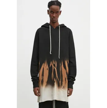 Pánská mikina Bavlněná mikina Rick Owens Pullover Hoodie, M, černá, 99X