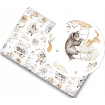 Prostěradlo Prostěradlo do postýlky Babymam 120x60 cm bavlněné s gumičkou