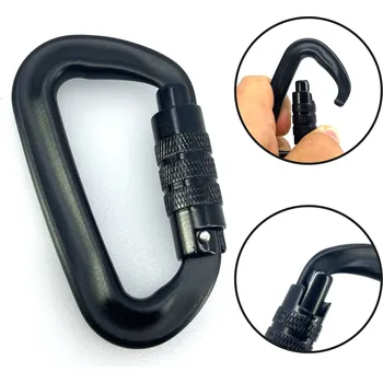 karabina SVX Hliníková karabina twist lock 80mm - černá