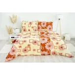 Stanex Ložní povlečení flanelové Slunečnice růžová (LS118)