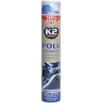 Čistič plastových dílů K2_Ochrana vnitřních plastů K2 POLO Cockpit Ocean 750 ml