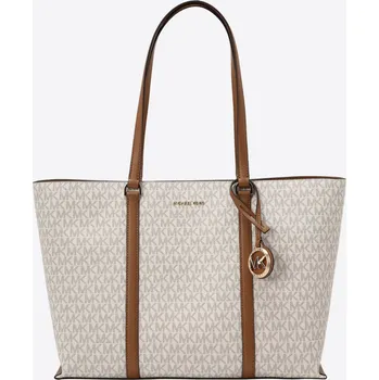 Michael Kors shopper tote kabelka Temple logo vanilla