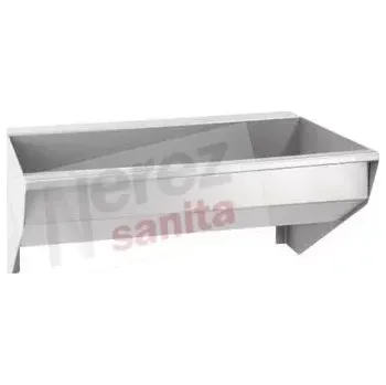 Umyvadlo AUL 04.3 nerezový umývací žlab AZP 2500 mm (závěsný)