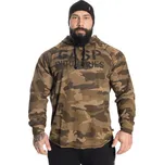 Gasp LONG SLEEVE THERMAL HOODIE GREEN CAMO – mikina Gasp maskáčová zelená Velikost: M