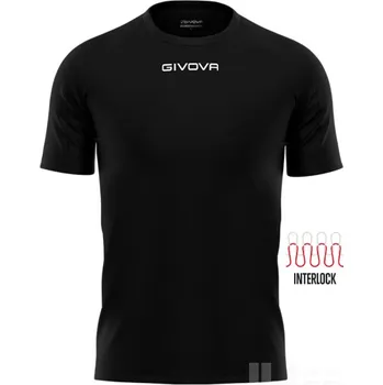 Sada dresů GIVOVA CAPO, barva dresů 0010 černá, barva trenýrek 0002 modrá, velikost S