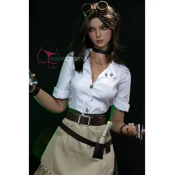 Silikonová panna FunWestDoll 168cm D-Cup (Real Skin Texture) Natural Anime Lexie - silikonová panna